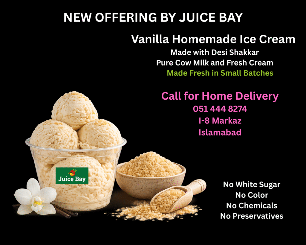 Vanilla Homemade Desi Shakkar Based  Ice Cream